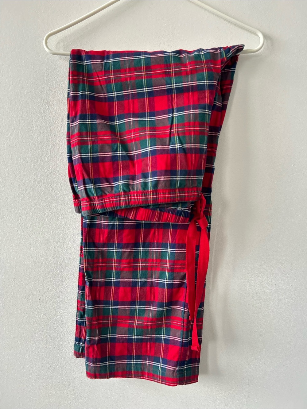 Vineyard Vibes Red and Green Plaid Men Pijamas  Dress - Classic Holiday Style